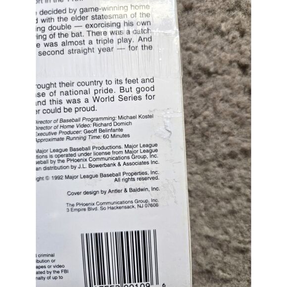 Official Toronto Blue Jays World Series VHS Set 1992 & 1993 MLB Baseball - Picture 5 of 8